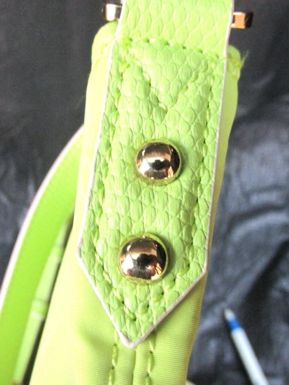 Vera Bradley Citrine Green Crossbody Tote Bag or Purse - Picture 14 of 14